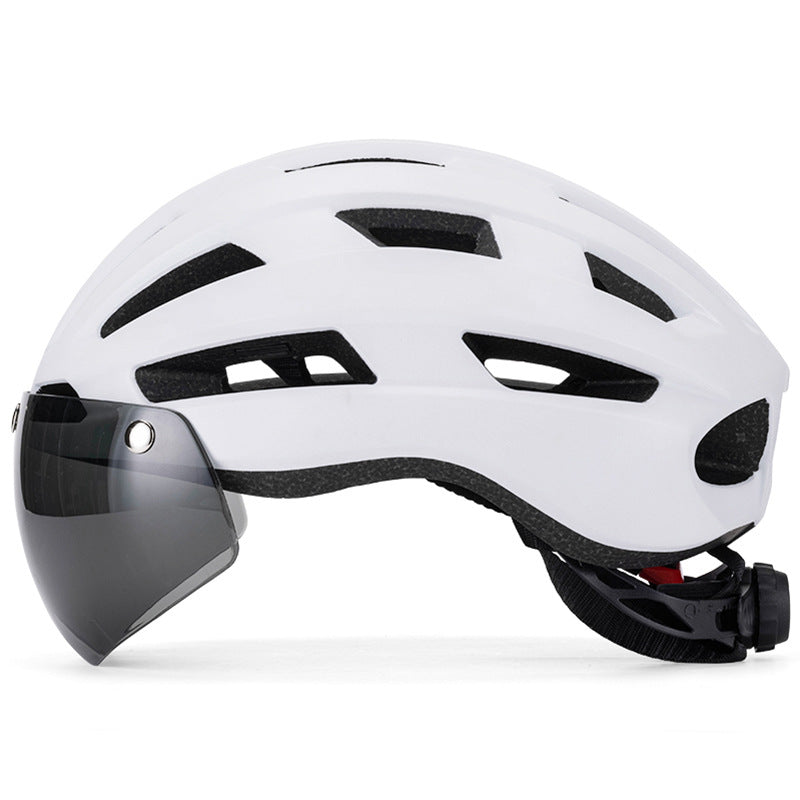 Casco con pantalla magnética