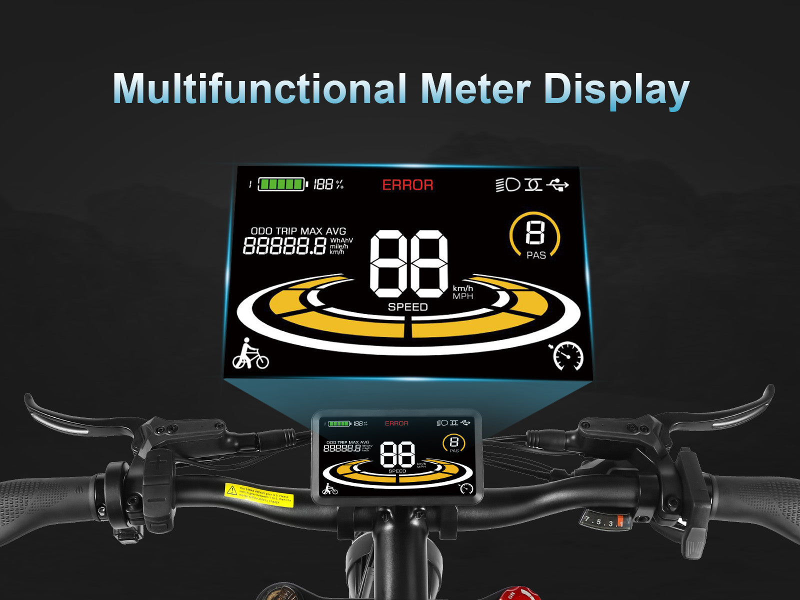 RSA08-II 1000W Bicicletta Elettrica Tutto Terreno