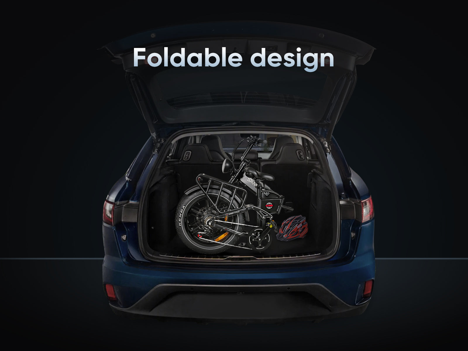 RS-A02 Hopfällbar Offroad Elcykel