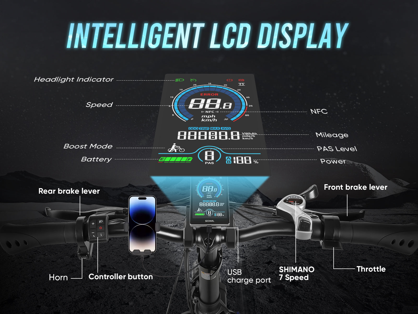 LOTDM200-II Opvouwbare Elektrische Fiets met Lage Instap