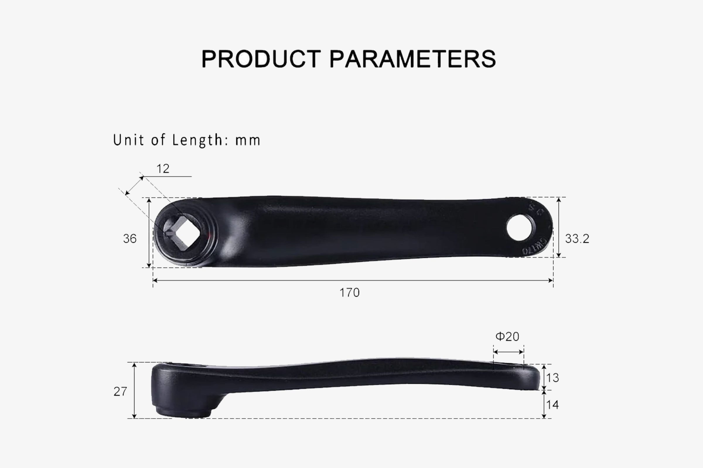 Braccio della pedivella