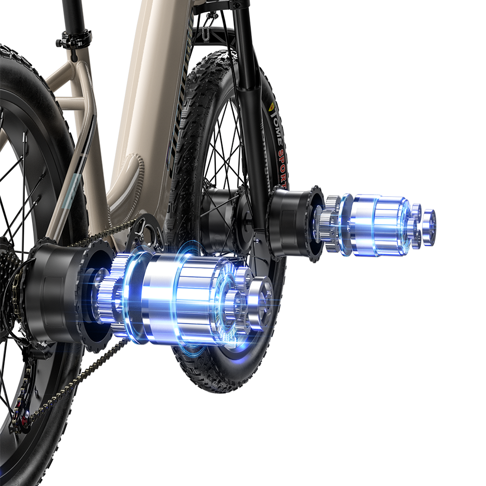 Shengmilo S700 1000W*2 Dobbeltmotor Elektrisk Sykkel 17.5Ah Samsung Batteri