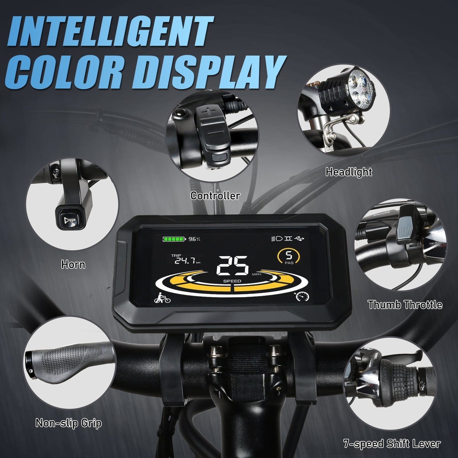 RS-A01 Plus Bicicletta Elettrica da Città