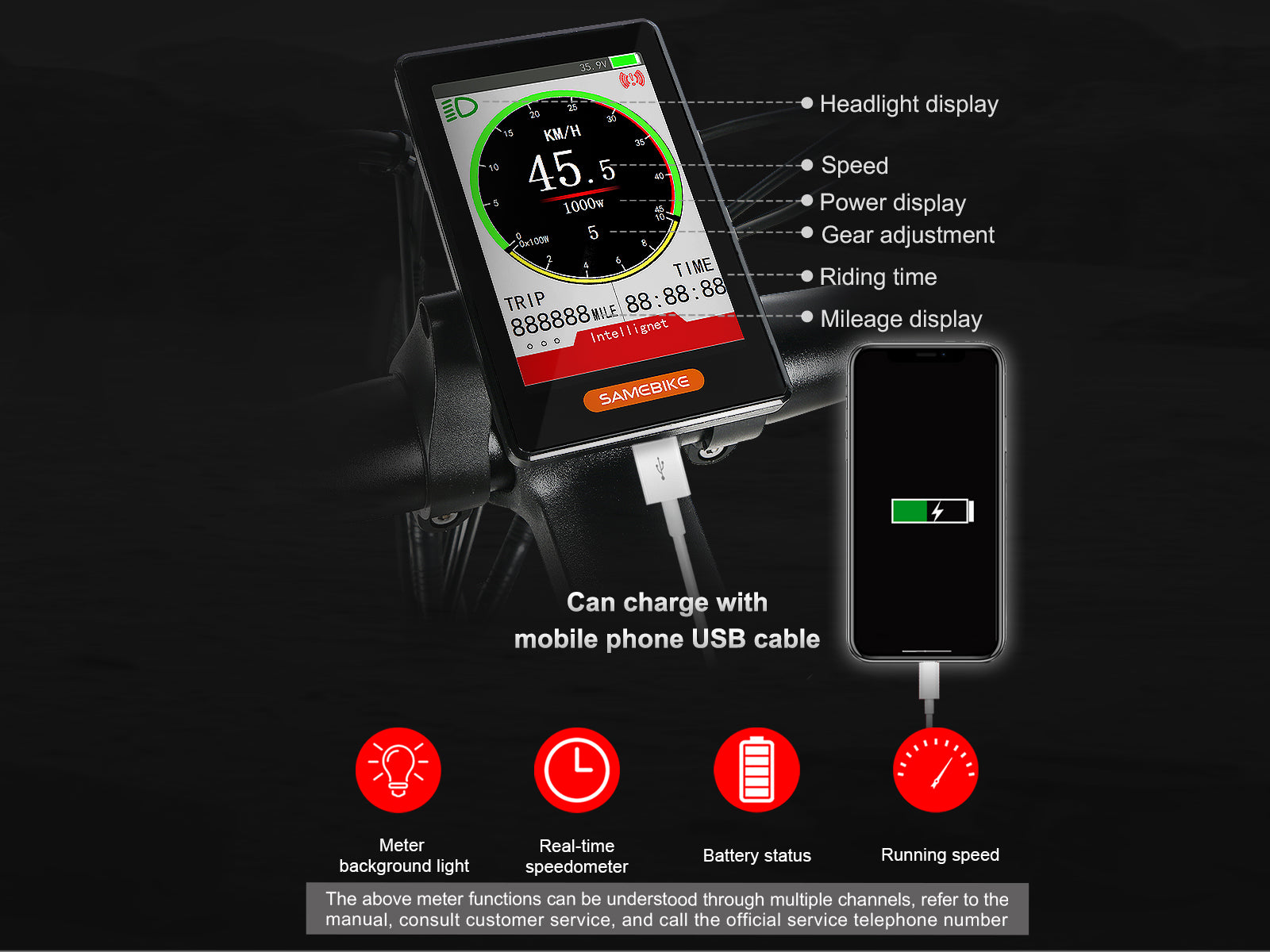 LO26-II-YD Freno Idraulico Pieghevole Ebike