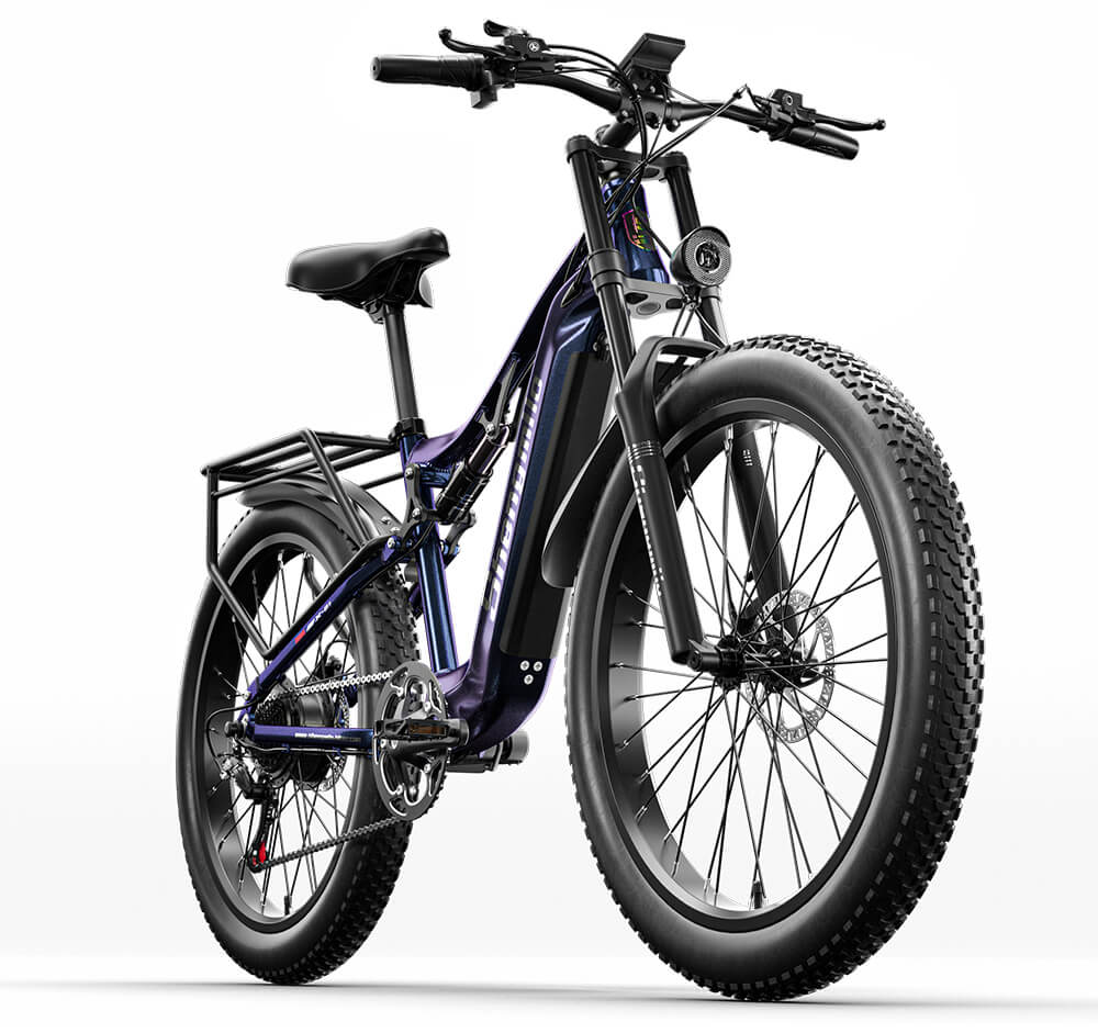 2023 Nueva Shengmilo MX03 Bicicleta Eléctrica de Montaña con Suspensión Completa × 2 COMBO DE BICICLETAS ELÉCTRICAS