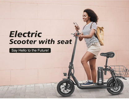 SM-C01 Opvouwbare Elektrische Scooter Met Zitje