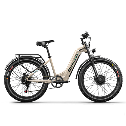 Shengmilo S700 1000W*2 Dobbeltmotor Elektrisk Sykkel 17.5Ah Samsung Batteri