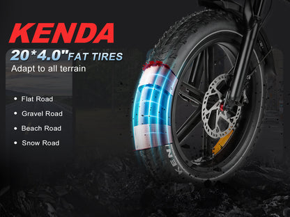 RS-A02 Hopfällbar Offroad Elcykel