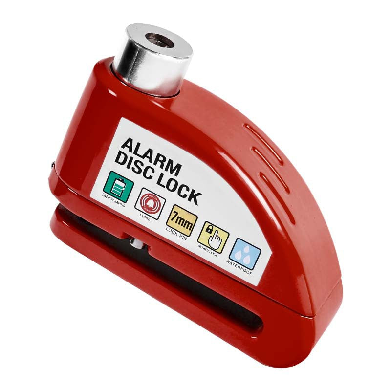 High decibel disc brake lock