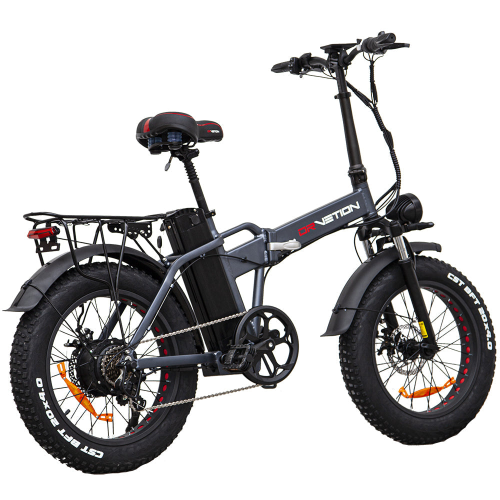 DRVETION AT20 20" Folding Electric Bike 750W Motor 48V 10Ah/15Ah/20Ah Samsung Battery