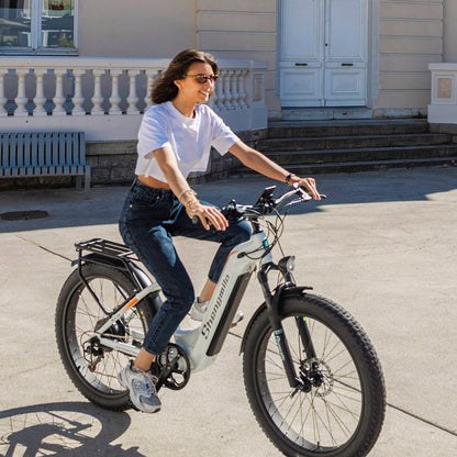 Shengmilo MX06 Steg igenom elcykel 48V 17.5AH SAMSUNG batteri 90KM räckvidd