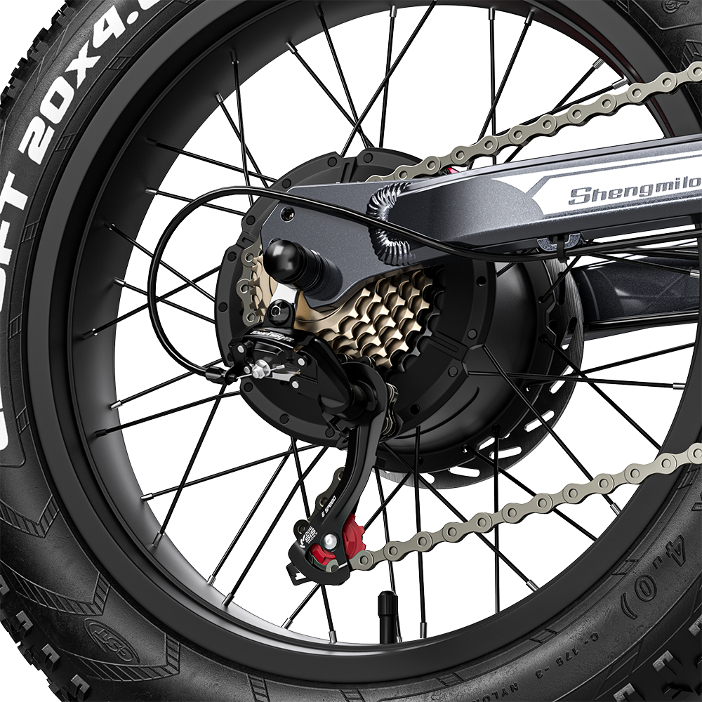 Shengmilo S900 Elektrisk Sykkel med 1500W Effekt og 60V 30Ah Langvarig Batteri