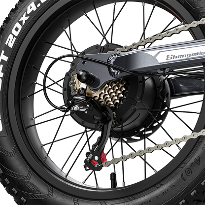 Shengmilo S900 Elektrisk Sykkel med 1500W Effekt og 60V 30Ah Langvarig Batteri