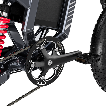 Shengmilo S900 Elektrisk Sykkel med 1500W Effekt og 60V 30Ah Langvarig Batteri