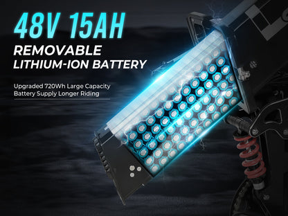 LO26 Plus Składany Ebike z Grubymi Oponami