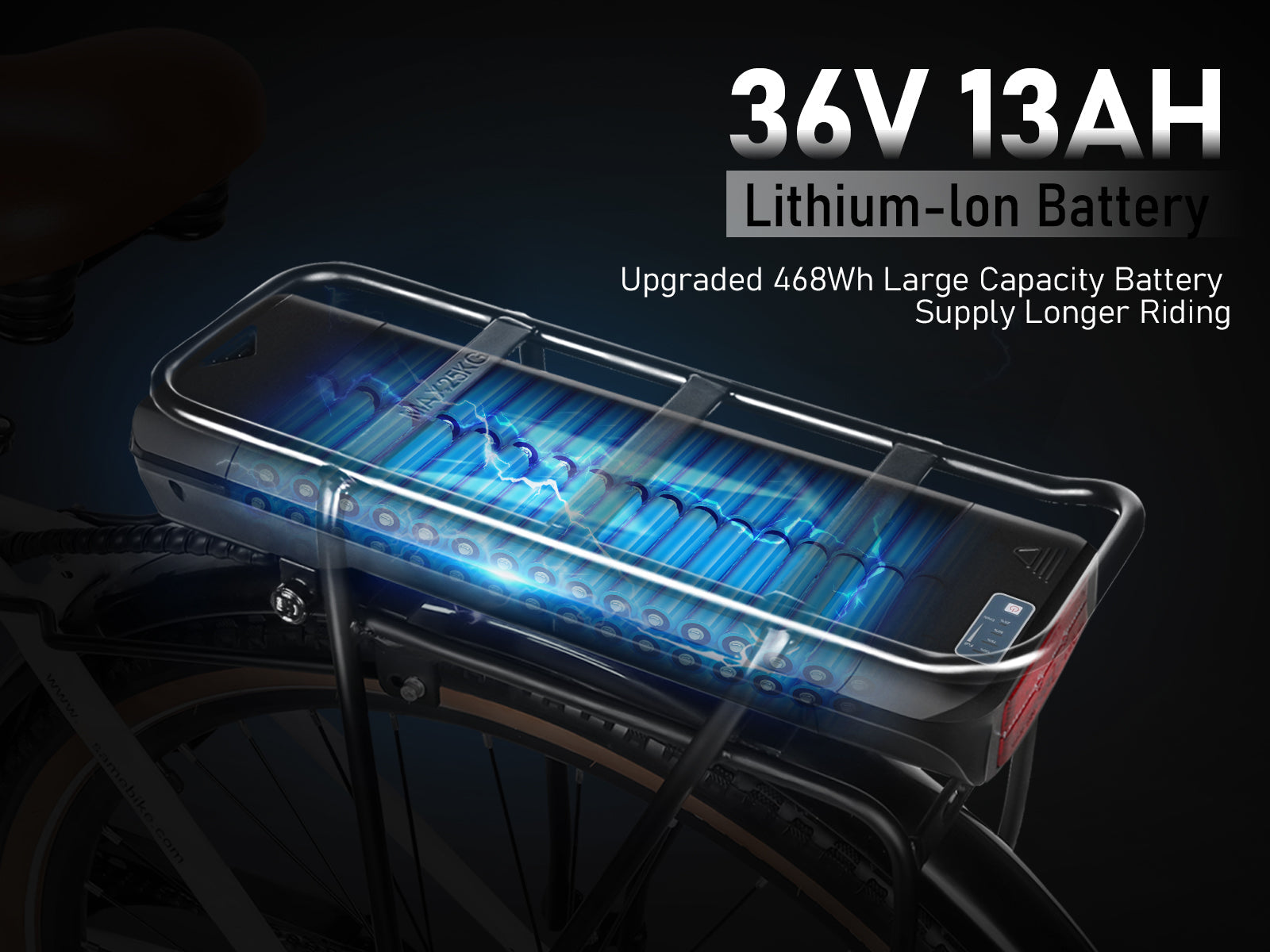 RS-A07 Vélo électrique de loisirs urbain puissant