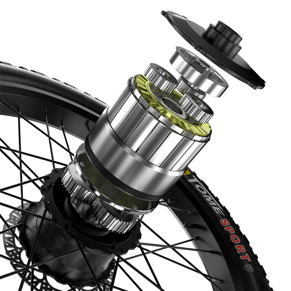 Shengmilo S600 2000W dubbele motor elektrische fiets