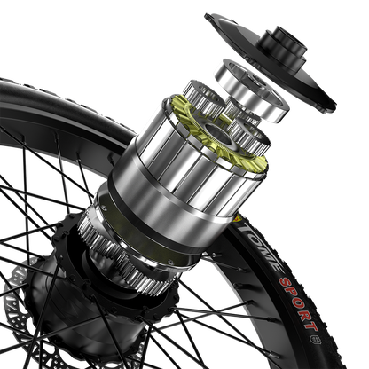 Shengmilo S600 2000W dubbele motor elektrische fiets