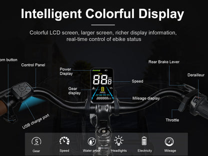RS-A07 Vélo électrique de loisirs urbain puissant