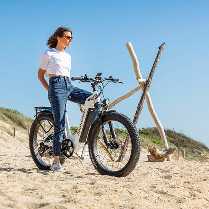 Shengmilo MX06 Steg igenom elcykel 48V 17.5AH SAMSUNG batteri 90KM räckvidd