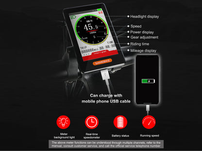 LO26-II-YD Freno Idraulico Pieghevole Ebike