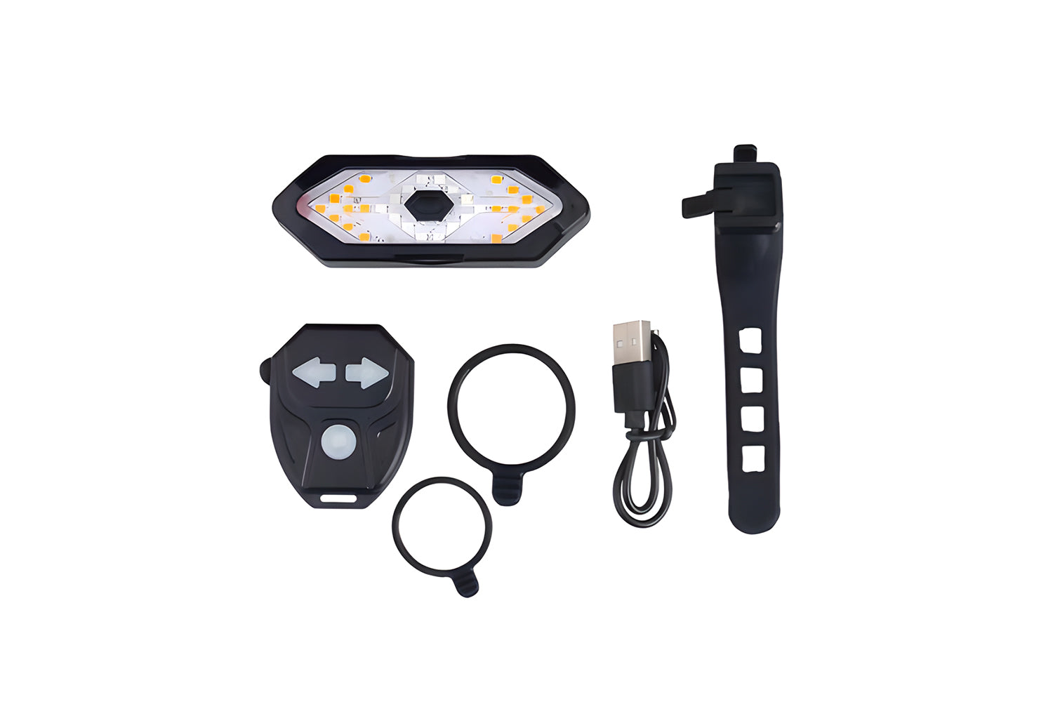 Luz traseira de sinalização para bicicleta elétrica