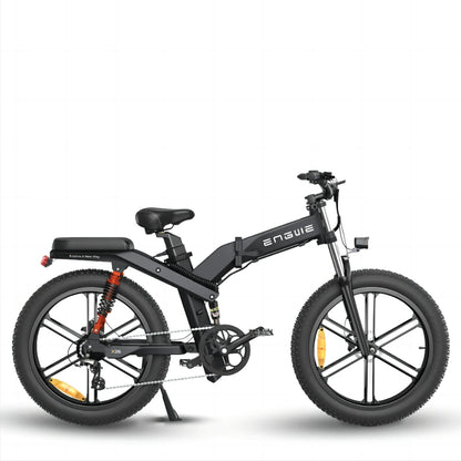 ENGWE X26 26" Fat Tire Folding Electric Bike MTB 1200W (Peak) Motor 48V 29.2Ah Dual Battery