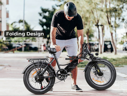 LOTDM200-II Step-through Folding Electric Bike