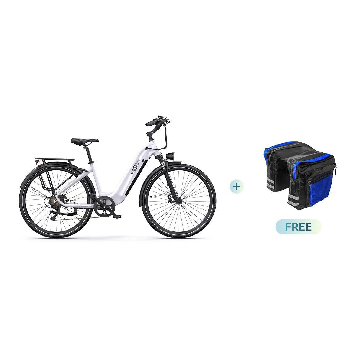 ONESPORT OT05 Pro 27.5" City-Elektrofahrrad 250W Motor 36V 22,5Ah Batterie App-Unterstützung