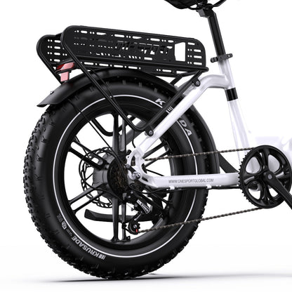ONESPORT OT08 20" Fat Tire All-Terrain Electric Bike 500W Motor 48V 18Ah Battery