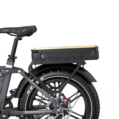 ONESPORT OT08PRO 20" Full Suspension Fat Tire Electric Bike 500W  Motor 48V 18Ah*2 Dual Battery