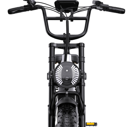 ONESPORT OT08PRO 20" Full Suspension Fat Tire Electric Bike 500W  Motor 48V 18Ah*2 Dual Battery