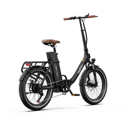 ONESPORT OT16-2 20" Folding Electric Commuter Bike 250W Motor 48V 17Ah Battery Support APP