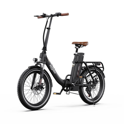 ONESPORT OT16-2 20" Folding Electric Commuter Bike 250W Motor 48V 17Ah Battery Support APP