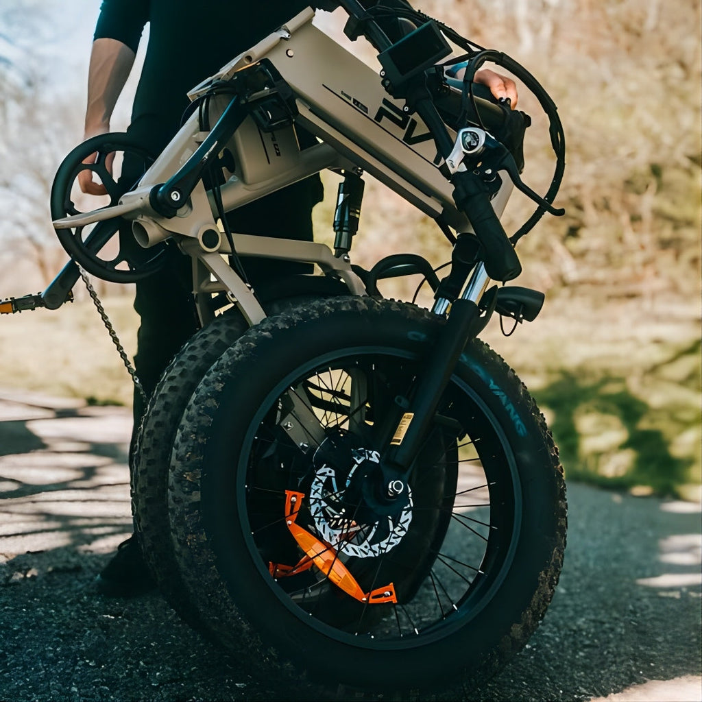 PVY Z20 Plus 20" Fat Tire Electric Folding  Bike 1000W Motor 48V 16.5Ah Battery