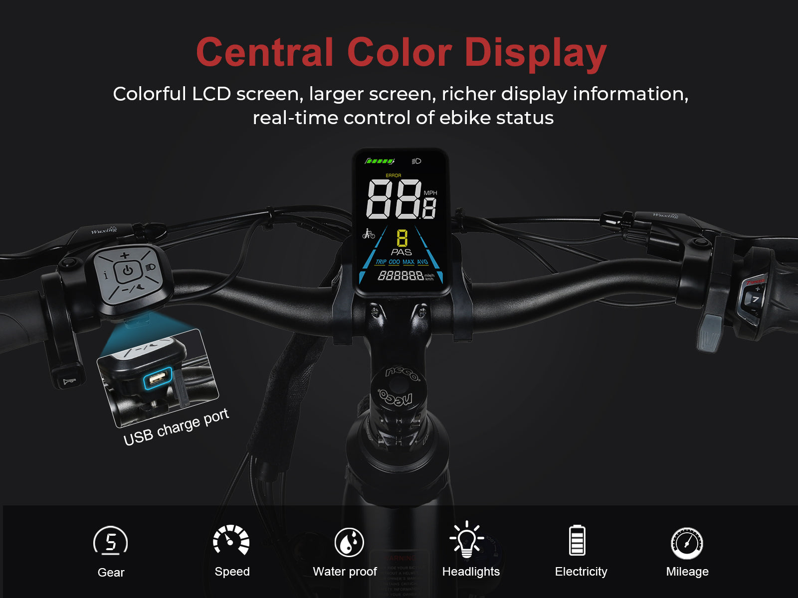 Vélo électrique urbain RS-A01 Pro-T