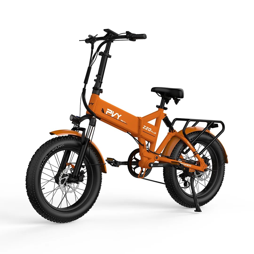 PVY Z20 Plus 20" Fat Tire Electric Folding  Bike 1000W Motor 48V 16.5Ah Battery
